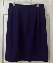 Pendleton‎ purple wool pencil skirt Academia Old Money VTG Lined 70s 80s 90s
