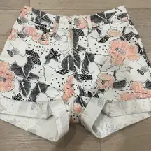 Urban Outfitters Floral Mom High Rise Shorts