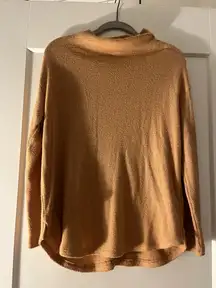 Orange Mockneck Sweater