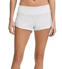 Lululemon Speed Up Low-Rise Lined Shorts 2.5” in White Size 4