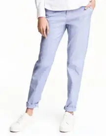 ✨ High Waisted Pinstripe Chinos✨