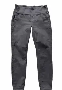 Spanx Pants Womens Brown Size XL Shimmer  SOLACE Side Zip‎ High Waist Jean Pants