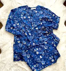 2-piece 100% Silk Vintage Victorias Secret Gold Label Pajama Set