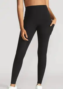 Popflex Black High Rise Magical Pocket Leggings