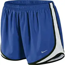 Nike Dri Fit Tempo Blue Lined‎ Shorts | Small