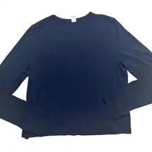 Lululemon Long Sleeve Shirt sz 4 Navy Blue Lululemon Top