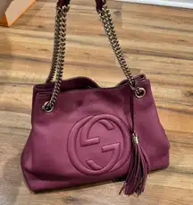 Gucci soho chain leather tote