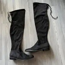 Marc Fisher Over The Knee Boots Womens Size 9.5 Suede Black