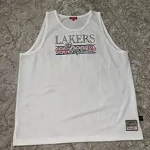 Mitchell & Ness Women's Dune Royal Mesh Tank Los Angeles Lakers‎
