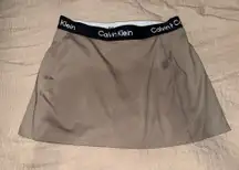 Calvin Klein Tan Athletic Skort 