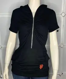 Cutter & Buck San Francisco Giants 1/4 Zip Short Sleeve Pullover Size Medium