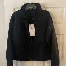 Lululemon Always Effortless Jacket size 10 brand new with tag black length 22”