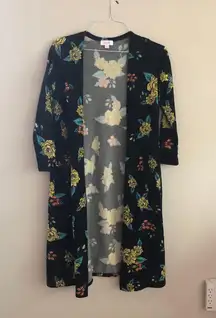 LuLaRoe floral Duster Sweater