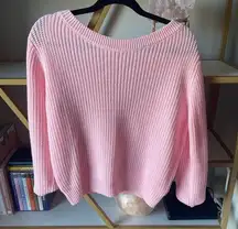Shein pink sweater