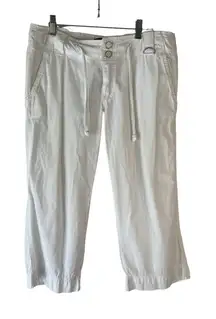Sanctuary‎ Women's Size Small White Cargo Capri Pants