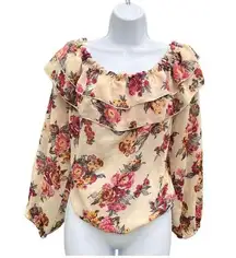 floral print blouse