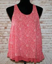 MNG double layered Orange Tank Top Size L