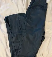 PrettyLittleThing Black Leather Trousers