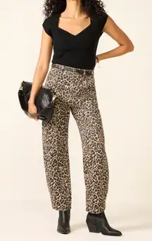 Evereve LNA Millie Cap Sleeve Sweetheart Neck Sweater Top Black Medium