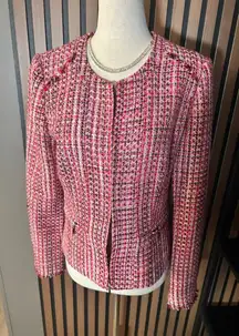 White House black market blazer red size 4 classy work attire winter winter blaz