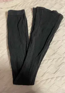 Free People Waffle Knit flared leggings 