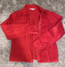 Red Denim Jacket