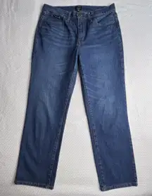 J. Crew Essential Straight Denim Jeans Womens Size 30 Medium Wash 5 Pockets