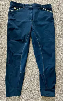 Piper Original High Rise Full Seat Breech in navy blue