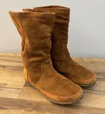 Sorel F13 NL2024 Suede Leather Yaquina Tall Mid Calf Boot Women’s