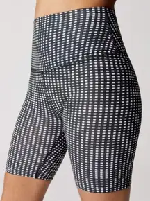 LNA NWT  Checkered Biker Shorts