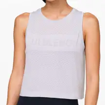 Lululemon‎ Breeze By Muscle Crop Tank *lululemon Silver Lilac