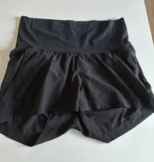 Old Navy Active Maternity Black StretchTech Athletic Shorts Womens Size L