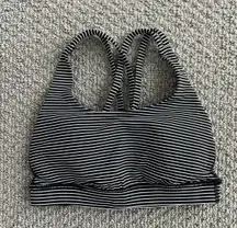 black striped energy bra