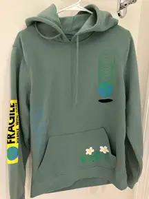 Green Graphic Hoodie