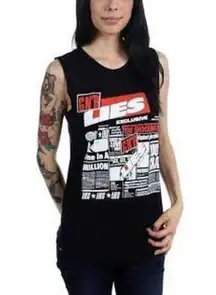 Guns N Roses - Womens Lies Cover Tank Top
