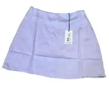 WeWoreWhat ladies  mini slip skit satin charmeuse heather purple new small