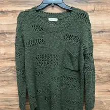 Fashion On Earth small dark green sweater