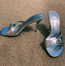 Fredericks Of Hollywood Silver High Heels