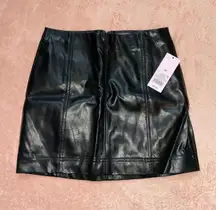 Black Leather Skirt
