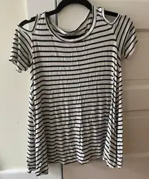 Black And White Striped Shirt