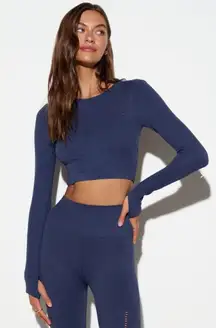 Spiritual Gangster Shimmer Seamless Liberty Top - NWT Sz XS/S - MSRP $88