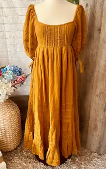 Ochre Let’s Be Friends Dress