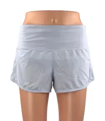 Lululemon Speed Up Womens Blue High Rise Yoga Athletic Running Shorts Size 6