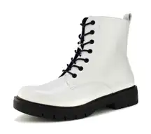 Levi strauss & co Girl Vegan Leather Platform Boot Size 5.5. New w/out box