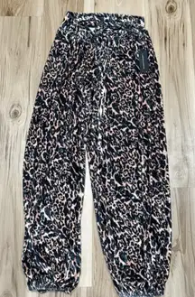 NEW Tart Intimates Velour Cheetah Pants Women’s Large