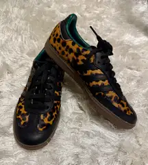 Adidas Samba OG Leopard Black Green