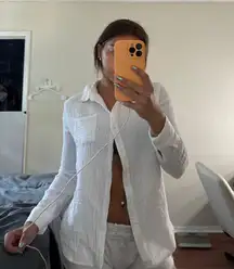 White Button Down Francesca's