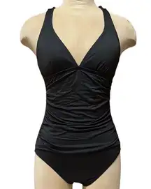 Apt 9 Swimsuit Black One Piece M Medium