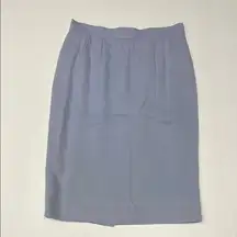 Chloe Periwinkle Blue Pencil Skirt Womens Size 6-8 Frances Business Quiet Luxury