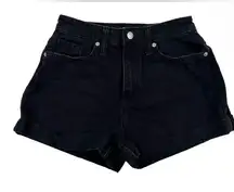 highest rise, Mom-shorts Cuffed